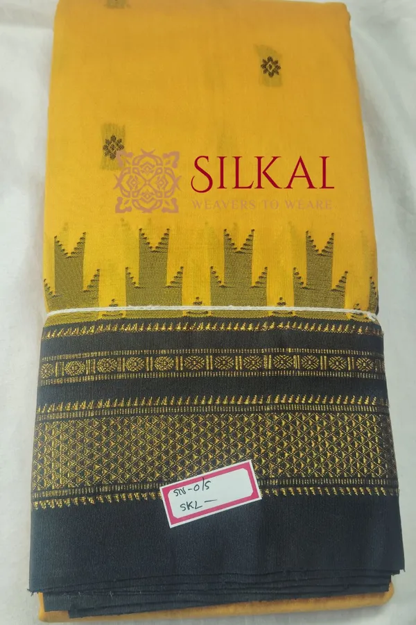 Ilkal_Buta_Cotton_Silk_Temple_Saree_SKL1980