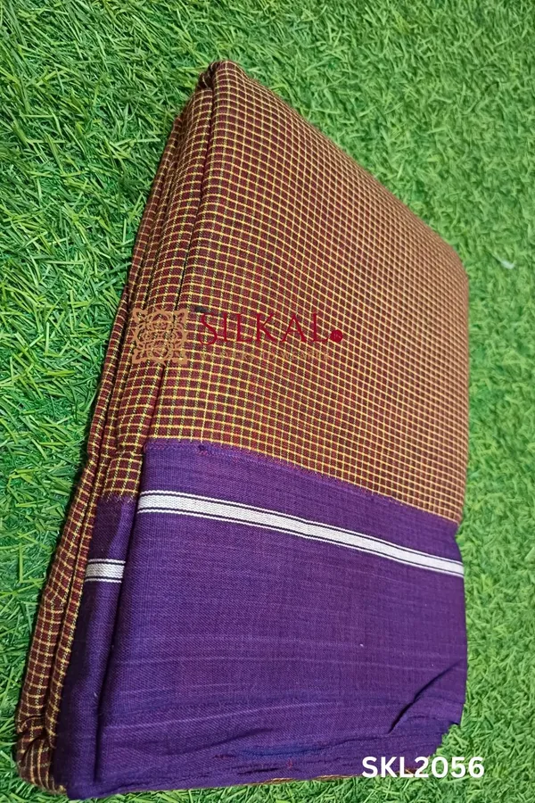 Patteda_Anchu_Pure_Cotton_Handwoven_Saree_Saree_Code-_SKL1226