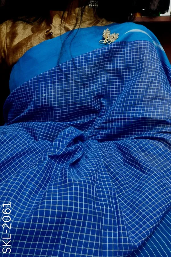 Patteda_Anchu_Pure_Cotton_Handwoven_Saree_Saree_Code-_SKL1023