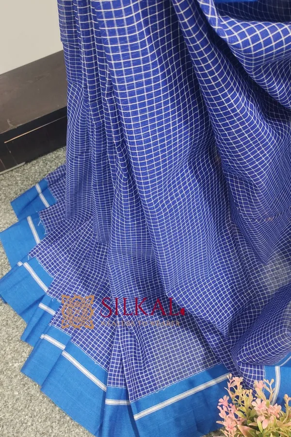 Patteda_Anchu_Pure_Cotton_Handwoven_Saree_Saree_Code-_SKL1023