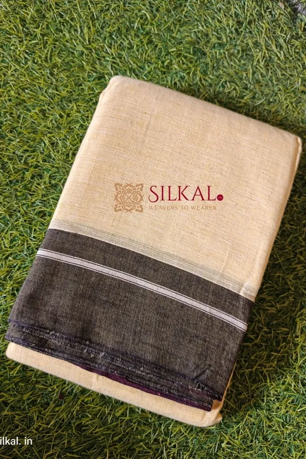 Patteda_Anchu_Pure_Cotton_Handwoven_Saree_Code-_SKL1174