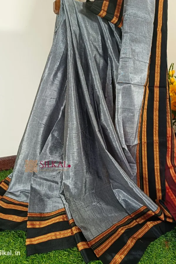 Ilkal_Handloom_Viscose_Cotton_Silk_Special_Gayatri_Border_Saree_Saree_Code-_SKL1591