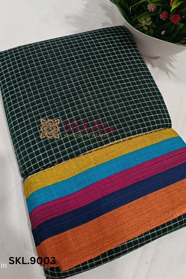 Patteda_Anchu_Pure_Cotton_Handloom_Saree_Saree_Code-_SKL1265