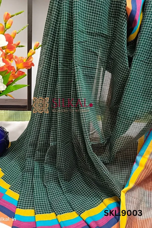 Patteda_Anchu_Pure_Cotton_Handloom_Saree_Saree_Code-_SKL1265