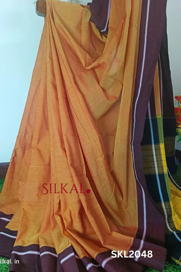 Patteda_Anchu_Pure_Cotton_Handloom_Saree_Saree_Code-_SKL1379