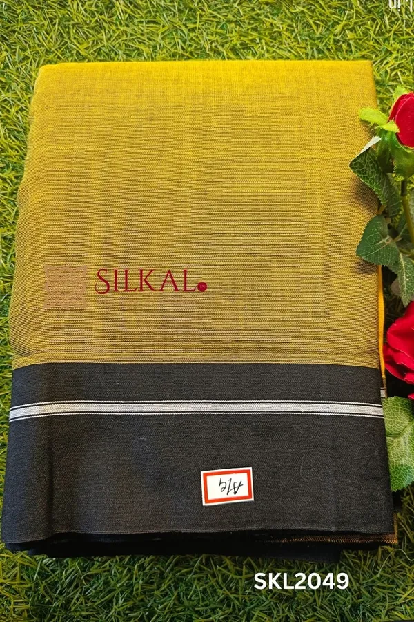Patteda_Anchu_Pure_Cotton_Handloom_Saree_Saree_Code-_SKL1380