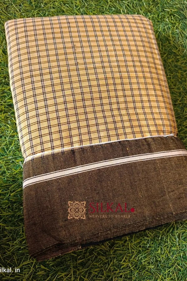 Patteda_Anchu_Pure_Cotton_Handloom_Saree_Saree_Code-_SKL1522