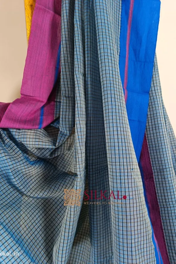 Patteda_Anchu_Pure_Cotton_Handloom_Saree_Saree_Code-_SKL1130