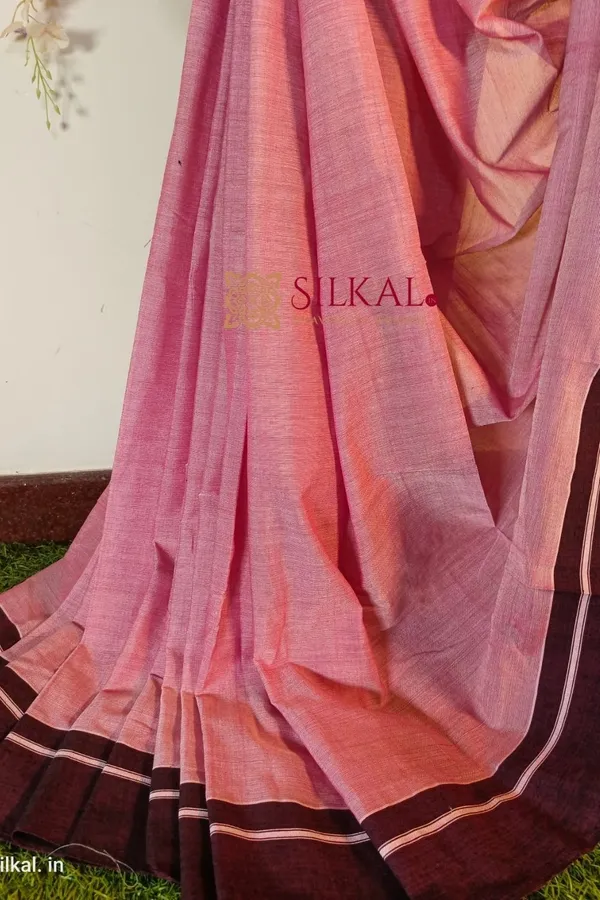 Patteda_Anchu_Pure_Cotton_Handloom_Saree_Saree_Code-_SKL1333
