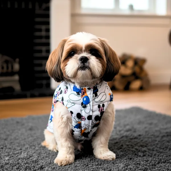 Waterproof_Premium_&_Elegant_Mickey_Mouse_Printed__PufferJacket_For_Dog