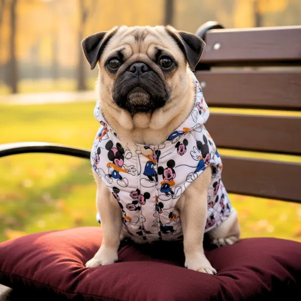 Waterproof_Premium_&_Elegant_Mickey_Mouse_Printed__PufferJacket_For_Dog