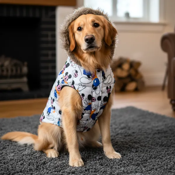 Waterproof_Premium_&_Elegant_Mickey_Mouse_Printed__PufferJacket_For_Dog