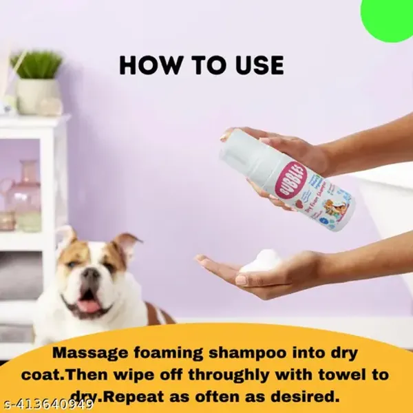 Transparent_Green_Apple_&_Aloevera_Premium_&_Elegant_Bubbles_Dry_Foam_Shampoo_For_Dog_&_Cat
