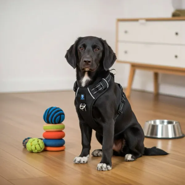 HANK_3M_Reflective_No_Pull_Dog_Harness_|_Black