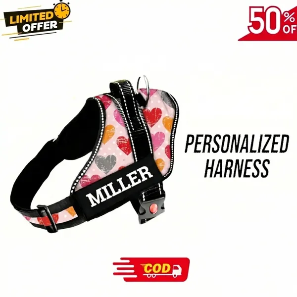 Cute_Love__Dog_Harness_with_Custom_Name_&_Adjustable_Neck_Strip_&_Chest_Strip_Dog_Harness
