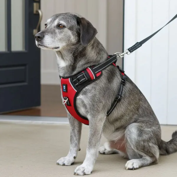 HANK_3M_Reflective_No_Pull_Dog_Harness_|_Red