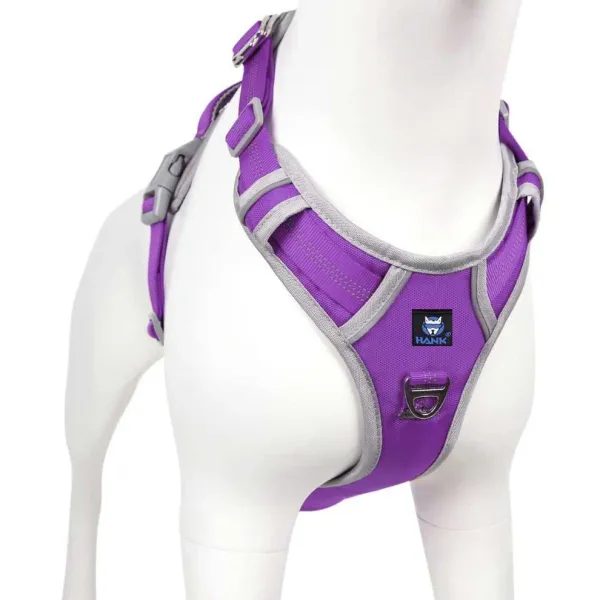 No_Pull_3M_Reflective_Dog_Harness_|_Purple