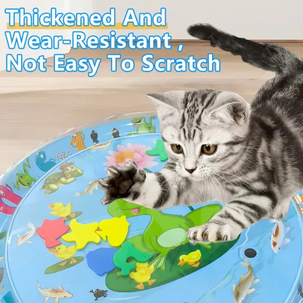 Pet_Cooling_Water_Bed_–_Anti-Scratch_Summer_Mat_with_Air_Pump_&_Floating_Fish_Toys_|_For_Cats_&_Small_Dogs_|_Indoor/Outdoor_Use