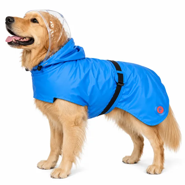 Waterproof_Dog_Raincoat_with_Transparent__Hood___Reflective_Lightweight_Pet_Rain_Gear_