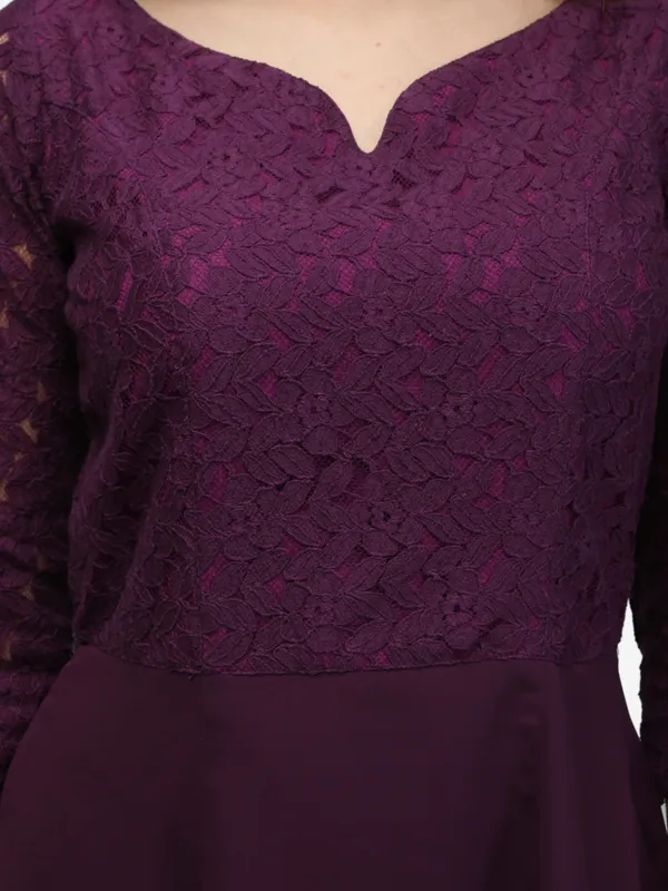 Purple_Sweetheart_Neckline_Fit_&_Flare_Empire_Waist_Lace_Dress