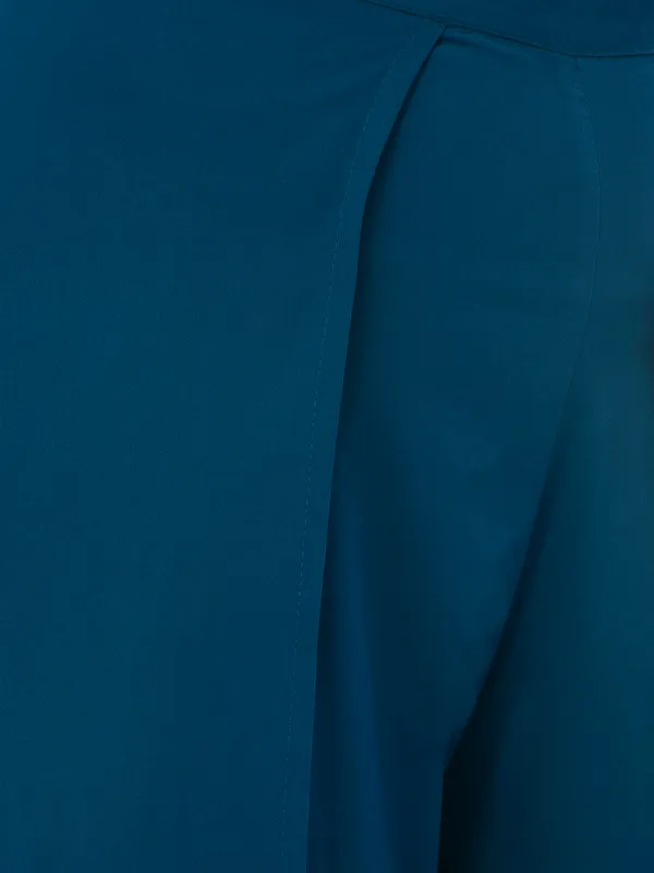 Teal_Blue_Regular_Fit_Solid_Parallel_Skirt_Palazzo
