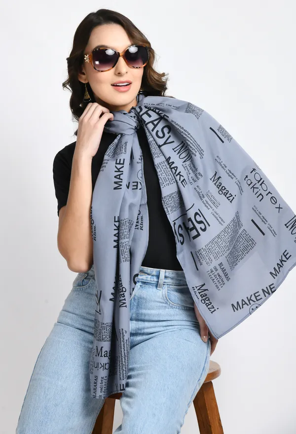 Grey_Crepe_Printed_Scarf_For_Women_&_Girls