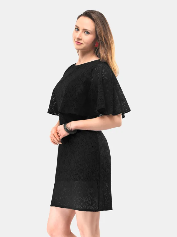 Black_Self_Design_Cotton_Sheath_Dress