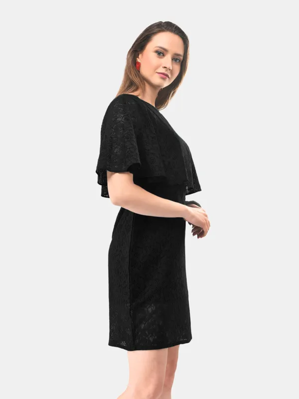 Black_Self_Design_Cotton_Sheath_Dress