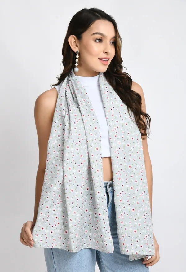 Grey_Crepe_Printed_Scarf_For_Women_&_Girls