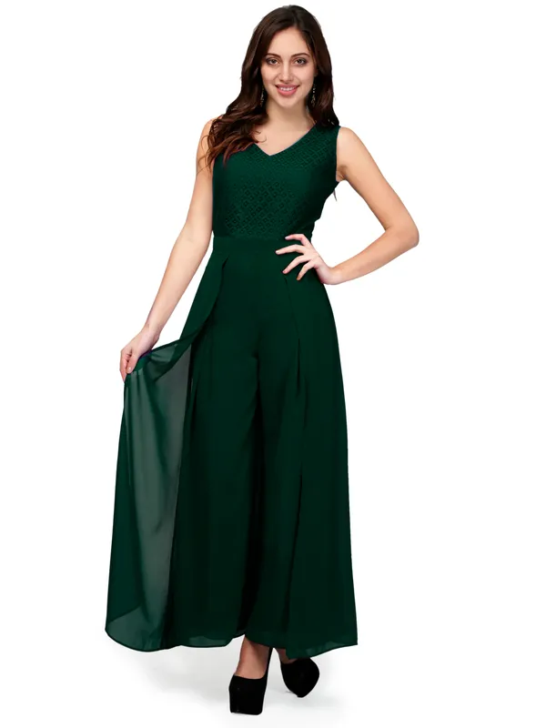 Green_Lace_Layered_Basic_Jumpsuit