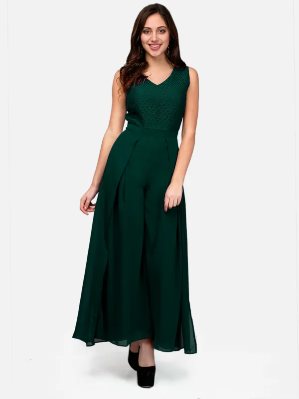Green_Lace_Layered_Basic_Jumpsuit