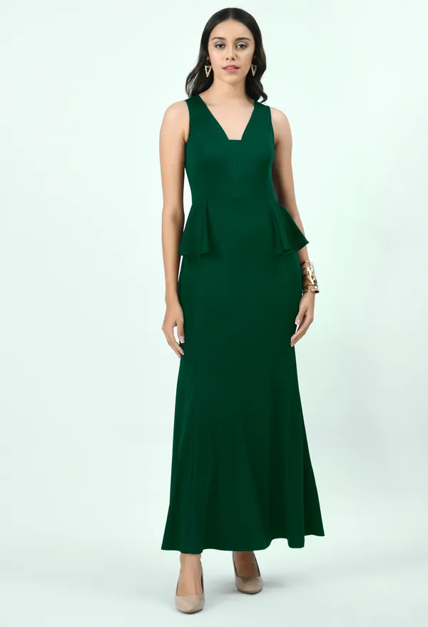 Green_Scuba_Maxi_Dress_For_Women