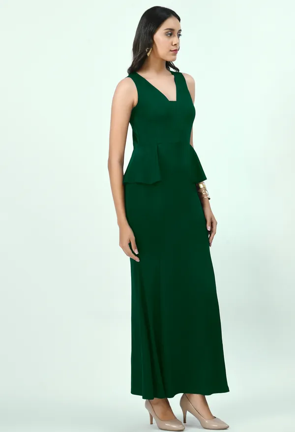 Green_Scuba_Maxi_Dress_For_Women