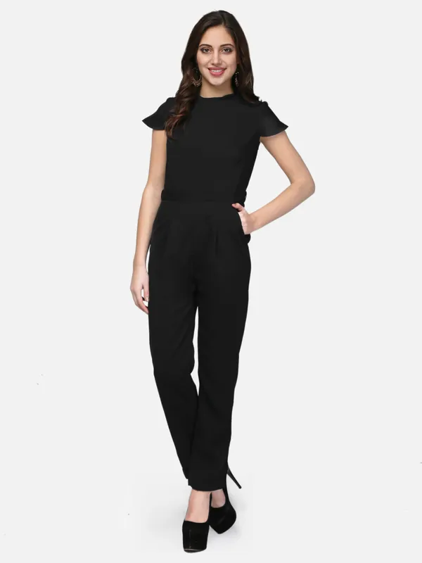 Black_Classy_Straight_Fit_Formal_Ban_Collar_Jumpsuit_For_Women