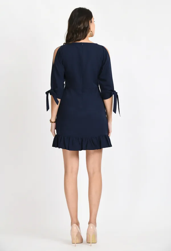 Navy_Blue_Crepe_Mini_Wrap_Dress
