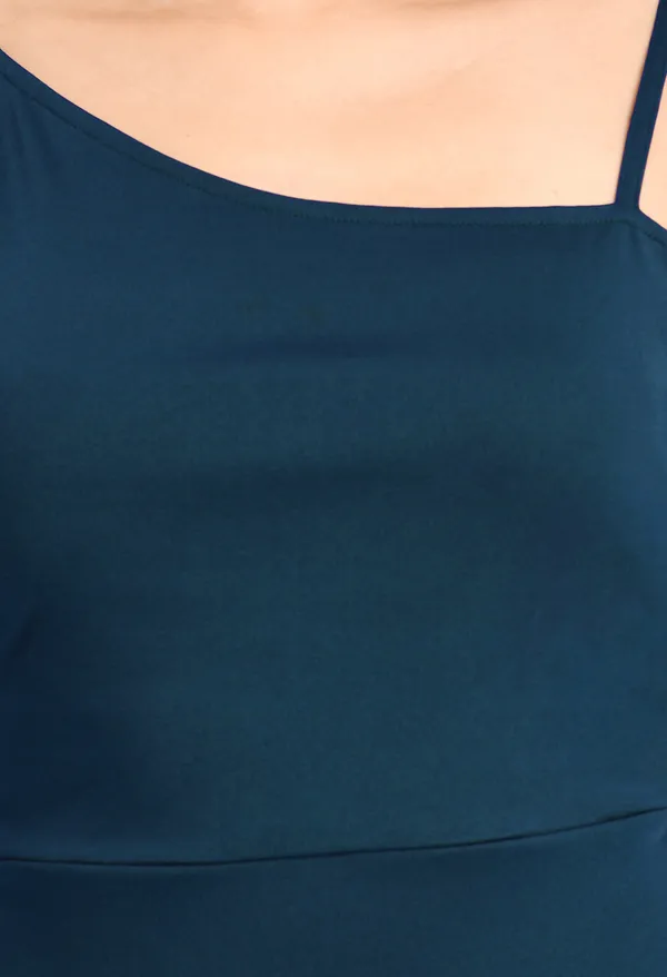 V&M_teal_Front_Slit_Midi_dress_For_Women