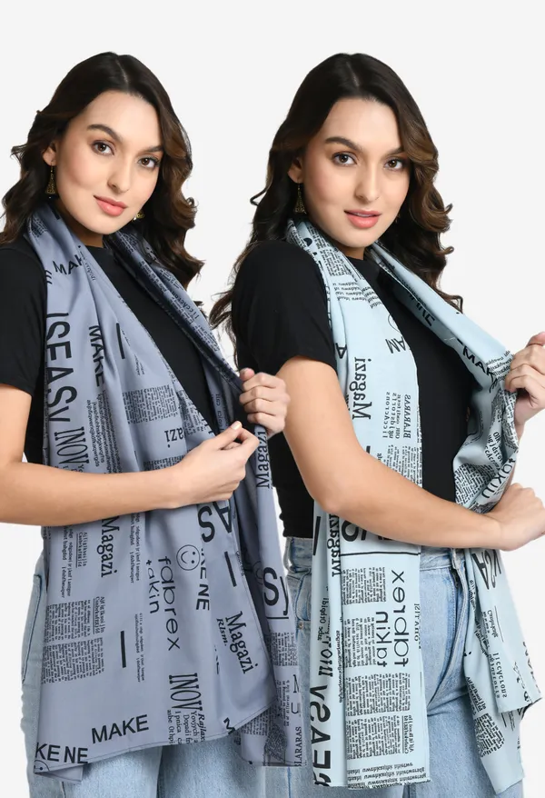 V&M_Women_Pack_Of_2_Printed_Scarves