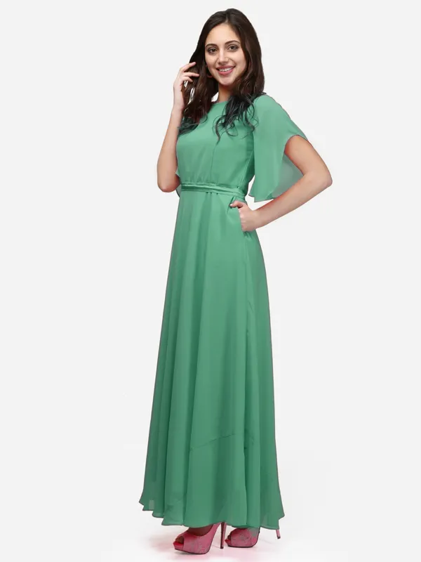 Light_Green_Solid_Gown_For_Women