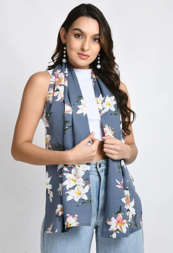 Grey_Crepe_Printed_Scarf_For_Women_&_Girls