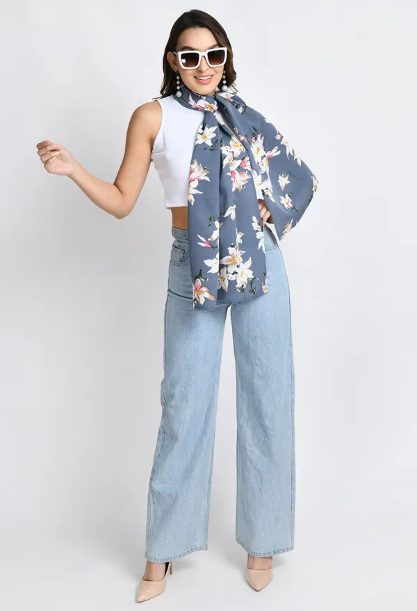 Grey_Crepe_Printed_Scarf_For_Women_&_Girls