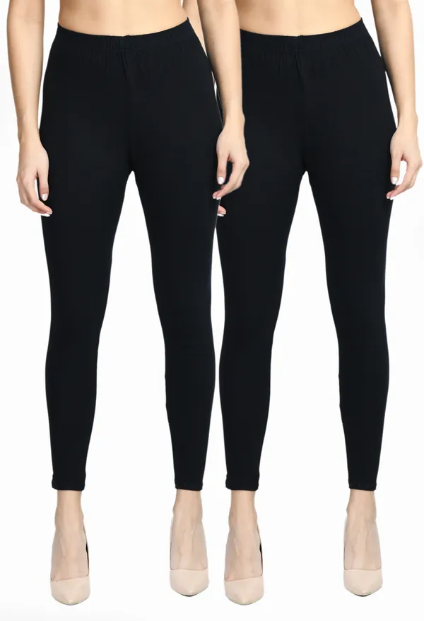 V&M_Women_Pack_Of_2_Comfort_Fit_Ankle_Length_Leggings