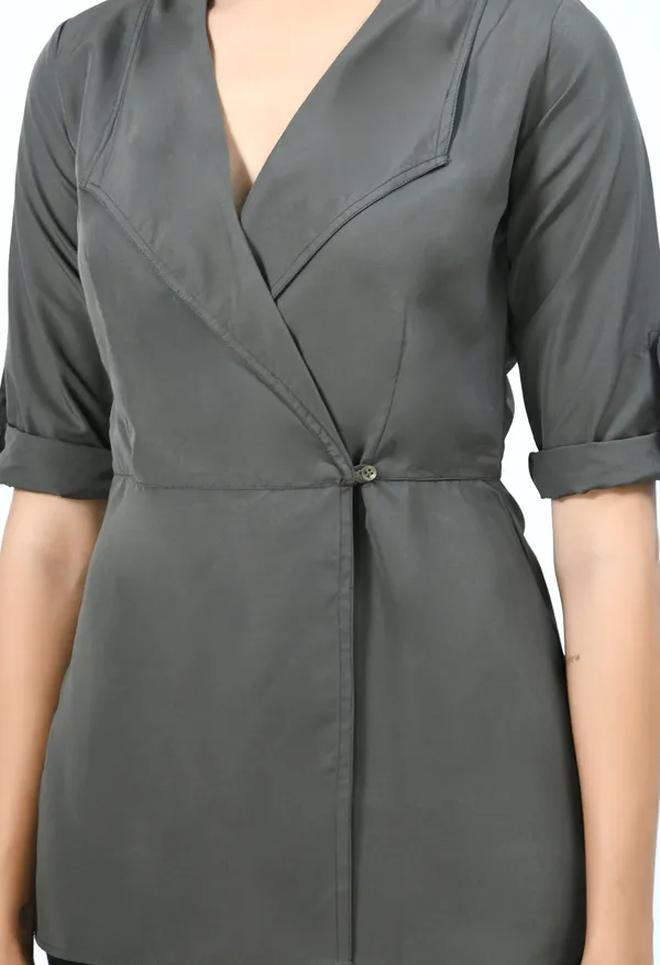Grey_Goblin_Blue_Roll-Up_Sleeves_Crepe_Wrap_Top