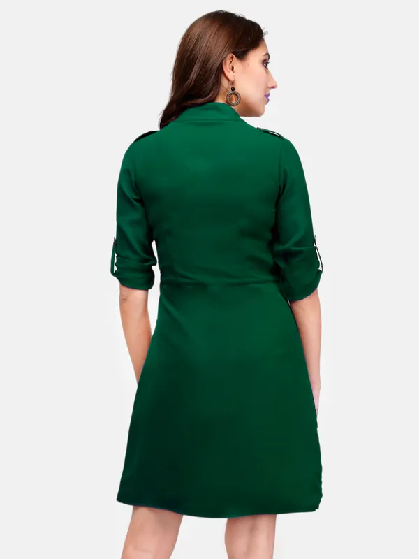 Green_Solid_Crepe_Dress_For_Women