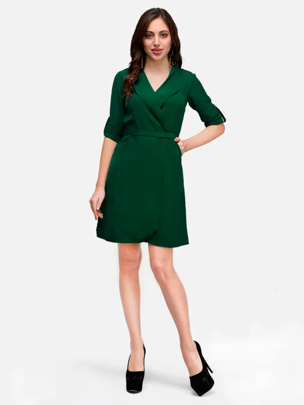 Green_Solid_Crepe_Dress_For_Women