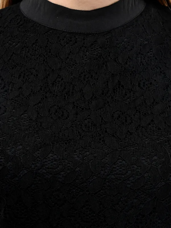 Black_Cotton_Floral_Lace_Full_Flare_Sleeves_Top_For_Women