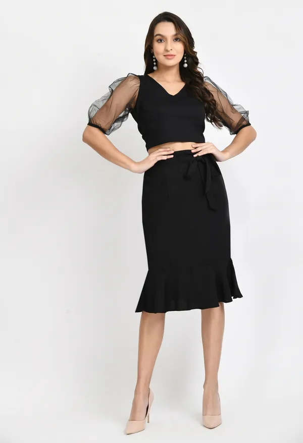 Black_Puff_Sleeves_Net_Crop_Top
