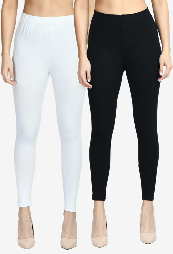 V&M_Women_Pack_Of_2_Comfort_Fit_Ankle_Length_Leggings