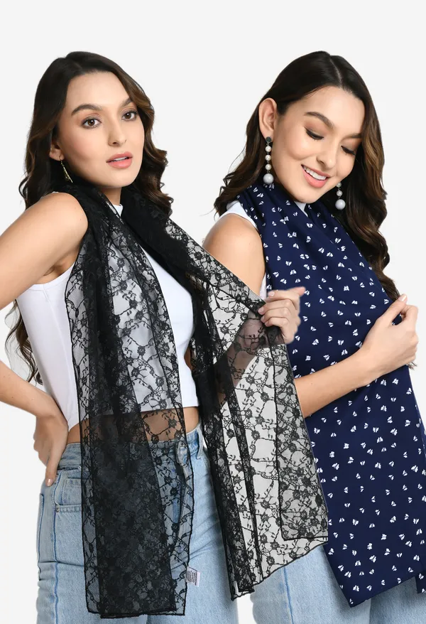 V&M_Women_Pack_of_2_Printed_Scarves