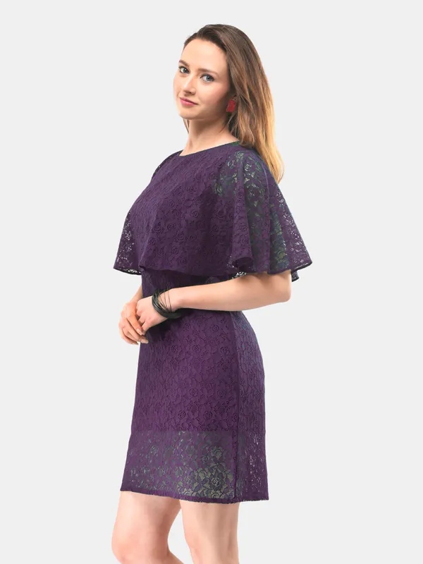 Purple_Layered_Lace_Sheath_Dress_For_Women