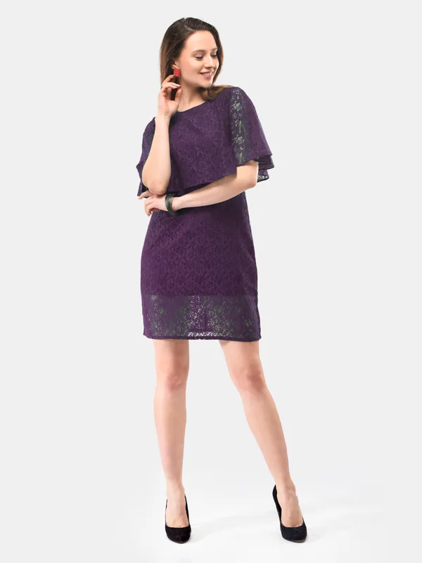 Purple_Layered_Lace_Sheath_Dress_For_Women